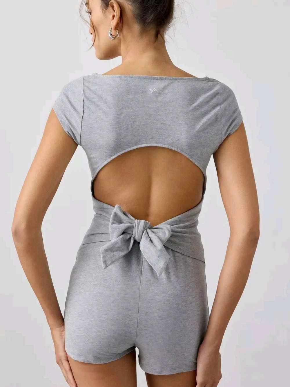 NWOT! Out From Under Bec Open-Back Bow Tie Romper